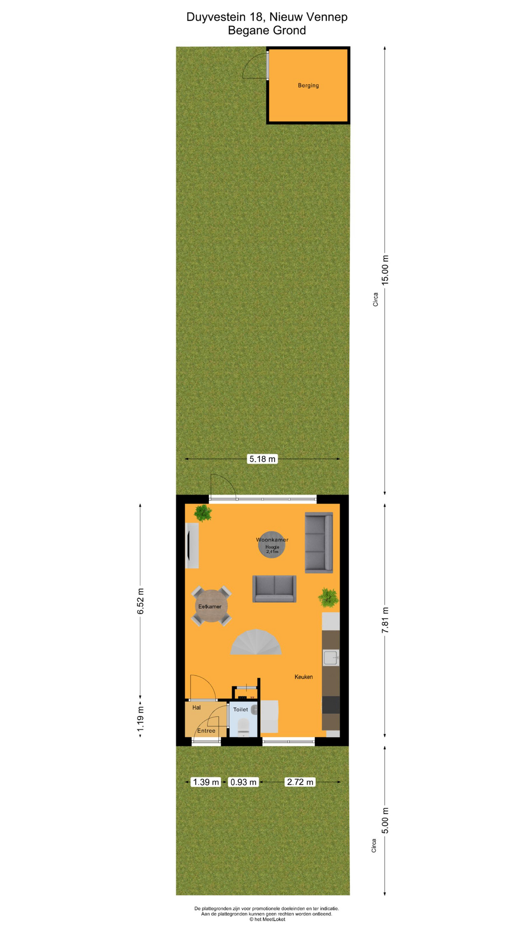 Duyvestein 18 , 2151 ER Nieuw-vennep map